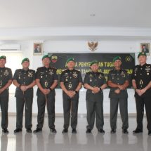 Dandim 0301/Pekanbaru Serahkan Tugas, Wewenang dan Tanggung Jawab Jabatan Kepada Danrem Perlindungan