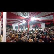Penutupan MTQ ke-52, Masyarakat Rumbio Jaya Membludak