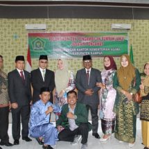 Kakan Kemenag Kampar Lantik Dirhamsyah Sebagai Kasubbag TU dan Fadhli Sebagai Kasi PD Pontren
