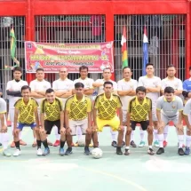 Pertandingan Futsal Bersama Mitra Pers Digelar Lapas Bangkinang
