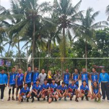 Tournamen Volli Ball Pulau Sarak Cup Dibuka Plt. Kadis Dikpora Kampar