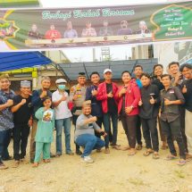 Peduli Sesama, Lintas Komunitas dan Organisasi Desa Kasikan Tapung Hulu Bagikan Takjil