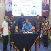Forum CSR Lakukan MoU Dan Launching Bapak /Bunda Asuh Anak Stunting Kabupaten Kampar