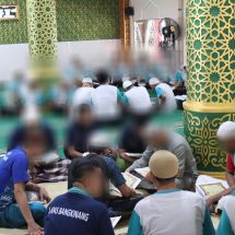 Perdalam Ilmu Agama, Warga Binaan Lapas Bangkinang Adakan Tahsin Al-Qur’an