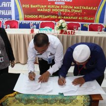 Lapas Bangkinang MoU Bersama Ponpes Al-Amanah Al-Islami Kampar