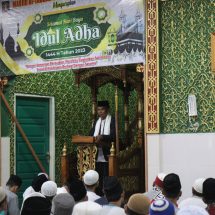 Raya Idul Adha 1444H, Lapas Bangkinang Gelar Sholat Id