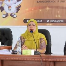 Ketua KPU Kampar : Parpol Tertibkan Alat Kampanye Pemilu 2024