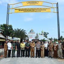 Kapolres Kampar Resmikan Desa Sipungguk Menjadi Kampung Tangguh Bebas Narkoba