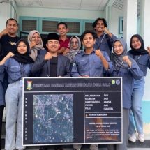 Mahasiswa KKN UNRI Lakukan Pemetaan Daerah Rawan Bencana Kebakaran Hutan dan Lahan di Desa salo