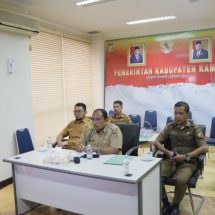 Pemkab Kampar Ikuti Rakor Rutin Pengendalian Inflasi Secara Virtual