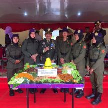 Upacara Peringatan HUT TNI ke-78 Diikuti Menwa STIE Bangkinang dan Menwa Polkam