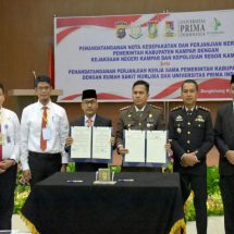 Pj Bupati Kampar Lakukan Penandatanganan Dan Perjanjian Kerjasama dengan Beberapa Instansi