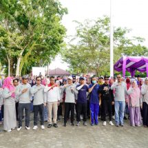 Sekda Kampar Buka Car Free Day Dan Pemeriksaan Kesehatan Pada HKN