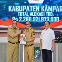 Kampar Terima DIPA Tahun 2024 Sebesar Rp.2.2 T, Pj Bupati Firdaus : Belanja Untuk Kepentingan Pembangunan Masyarakat