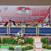 Hari Ketiga Rapat Pleno KPU Kampar, 15 PPK Sudah Selesai Penghitungan
