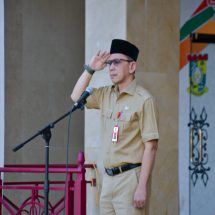 Asisten III Setda Kampar Pimpin Apel Pagi di Lingkungan Pemerintahan Kampar