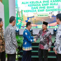 Hadiri Acara Alih Kelola PT PHE kepada PT EMP, Pj Bupati Berharap Sinergitas Tetap Selalu Terjaga.