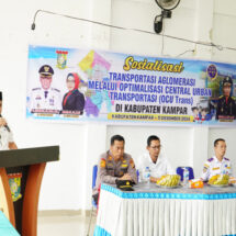 Pemkab Kampar Gelar Sosialisasi Transportasi Aglomerasi OCU Trans Untuk Kemudahan Mobilitas Masyarakat