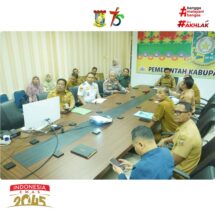 Bupati Kampar Mengikuti Rakor Inflasi Terkait Antisipasi Cuaca Ekstrem Periode Idul Fitri 1446 H