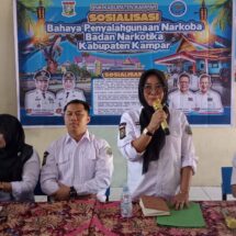 BNK Kampar Edukasi Siswa Tapung dan Kampar Soal Bahaya Narkoba: Selamatkan Generasi Emas 2045