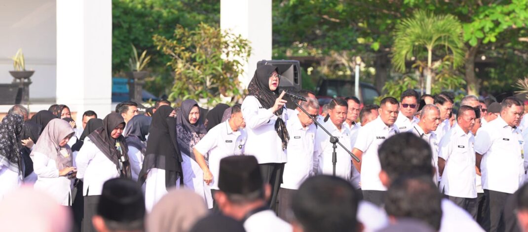 Apel Perdana Usai Idulfitri, Bupati Siak: ASN Survive Hadapi Tekanan Fiskal