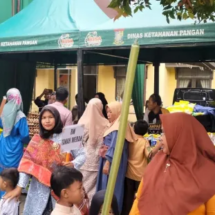 Gerakan Pangan Murah Pemda Kampar Disambut Antusias Masyarakat Lipatkain