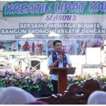 Masyarakat Lipatkain Antusias Ikuti Festival Kreatif, Anggota DPRD Eko Sutrisno Berikan Apresiasi