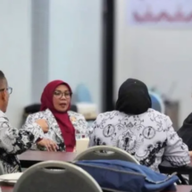 Perkuat Rekonsilasi, Wabup Misharti Hadiri Halal Bihalal PGRI Riau