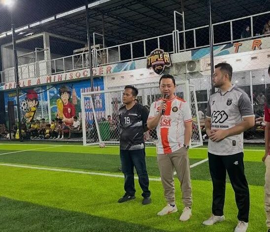 DPD PKS Kampar Apresiasi Turnamen Mini Soccer Kerjasama PWI Kampar dan Anggota Legislatif PKS