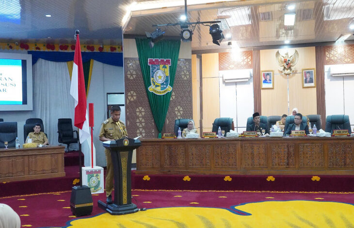 Bupati Ahmad Yuzar Apresiasi DPRD Usai Paripurna LKPJ