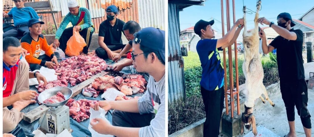 DPD PKS Inhil Laksanakan Penyembelihan Hewan Kurban, Perkuat Semangat Berbagi untuk Masyarakat
