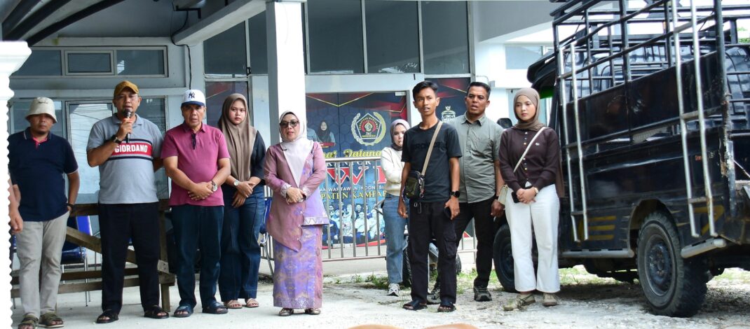 Wakil Bupati Misharti Hadiri Penyembelihan Hewan Qurban PWI Kampar