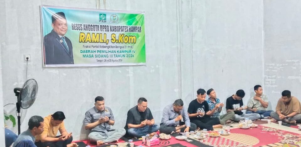 Reses di Kampar Utara, Ramli Minta Pemkab Gerak Cepat Tindak Lanjuti Aspirasi Warga