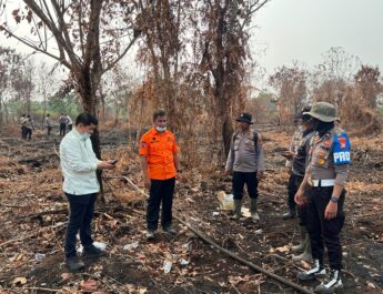Bupati Ahmad Yuzar Turun Langsung Tinjau Karhutla di Rimbo Panjang