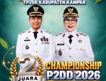Transformasi Digital Berbuah Prestasi, Kampar Kembali Juarai Championship P2DD 2026