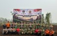 Kapolres Kampar Ikuti Simulasi Pemadaman Karhutla dari Kodam XIX/TT dan PDF Singapura