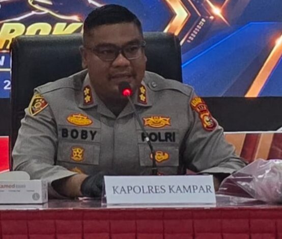 Kapolres Kampar Beri Ucapan Selamat Kepada Ketua PWI Syawal