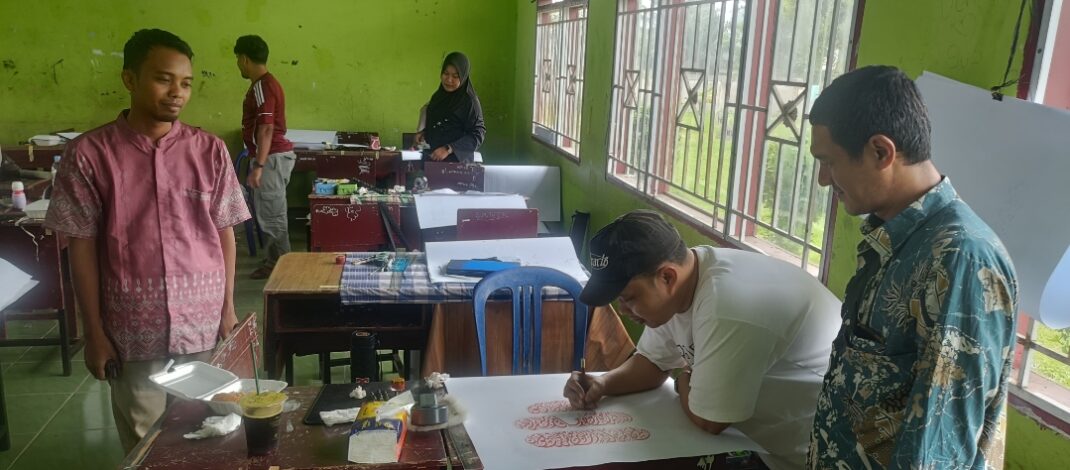 30 Finalis Kaligrafi MTQ ke-55 Kampar Tampilkan Karya Terbaik, Kualitas Meningkat